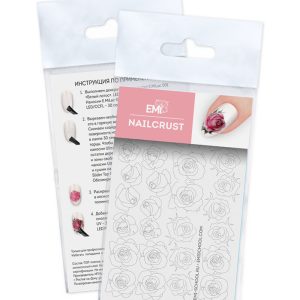 NAILCRUST Pattern Sliders #49 Roses, slaideri