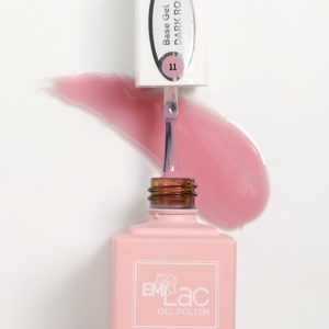 Bāze EMI E.MiLac Base Gel Dark Rose #11, 15 ml kamuflāžas