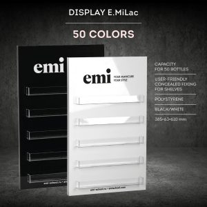 Display E.MiLac 50 gēllakām, balts