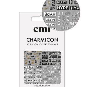 Uzlīmes Charmicon 3D Silicone Stickers #180 Hype, silikona
