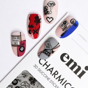Charmicon 3D Silicone Stickers #188 Game Over - silikona uzlīmes