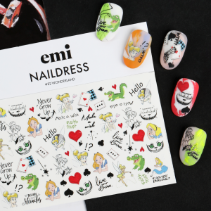 Naildress Slider Design #82 Wonderland slaideri