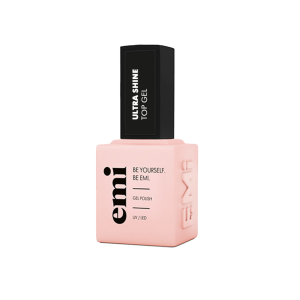 Tops EMI E.MiLac Ultra Shine Top Gel, bez lipīgā slāņa 9 ml