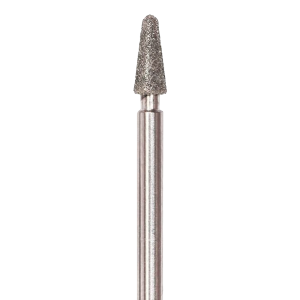 Dimanta frēze,Rounded cone-shaped diamond coated rotary file 3mm, M,vidējais abrazīvs