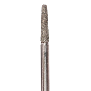 Dimanta frēze,Rounded cone-shaped diamond coated rotary file 2.3 mm, M,vidējais abrazīvs