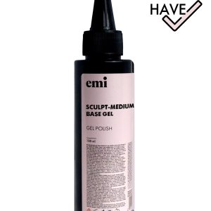Bāze EMI E.MiLac Sculpt-Medium Base Gel, 100 ml. kaučuka bāze