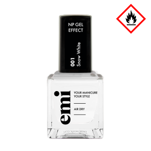 Īpaši noturīga nagu laka Snow White  #001, 9 ml.