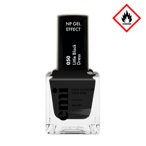 Īpaši noturīga nagu laka Little Black Dress  #050, 9 ml, melna