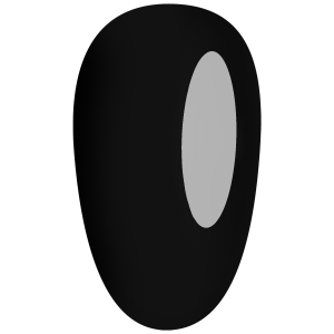 Īpaši noturīga nagu laka Little Black Dress  #050, 9 ml, melna