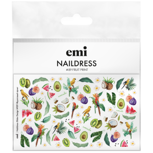 Naildress Slider Design #89 Fruit Print slaideri