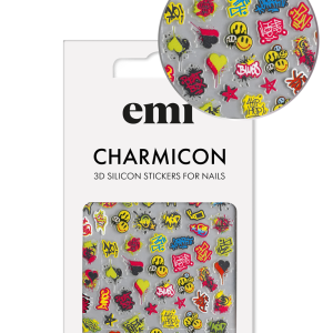 Charmicon 3D Stickers 204 Graffiti, silikona uzlīmes dizainam