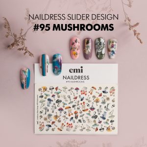 Naildress Slider Design #95 Mushrooms, slaideri