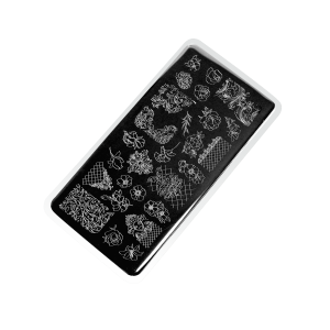 Stamping plate #9 Flowers and patterns
