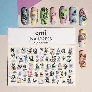 Naildress Slider Design #104 Cheeky Print, slaideri