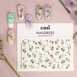 Naildress Slider Design #106 Romantic Leaves, slaideri