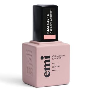 EMI Base Gel Creamy Apricot #18, 9ml kamuflāžas gēllakas bāze