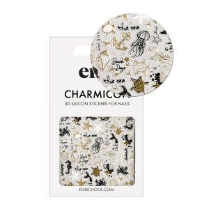 Uzlīmes Charmicon 3D Silicone Stickers #251 Maldives, silikona
