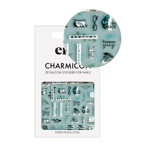 Uzlīmes Charmicon 3D Silicone Stickers #253 Fly, silikona
