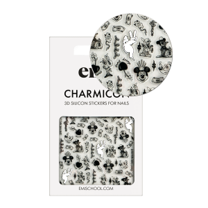 Uzlīmes Charmicon 3D Silicone Stickers #247 Comics, silikona