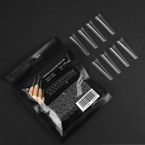 Gēla tipši balerīna, Express manicure nail tips Coffin, izmērs #6, 50 gabali