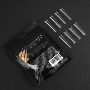 Gēla tipši balerīna, Express manicure nail tips Coffin, izmērs #7, 50 gabali
