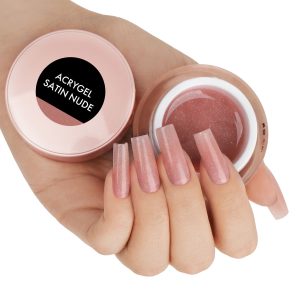 EMI Acrygel Satin Nude, 15 g bēšā akrigēls ar spīdumiem