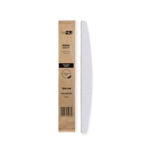 Vīle nagiem, pusmēness, 180/240, NATURAL SLIM, NAIL4U Halfmoon 1 gb