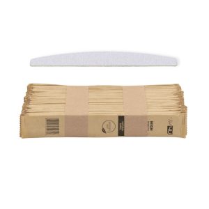 Vīle nagiem, pusmēness, 180/240, NATURAL SLIM, NAIL4U Halfmoon 50 gb