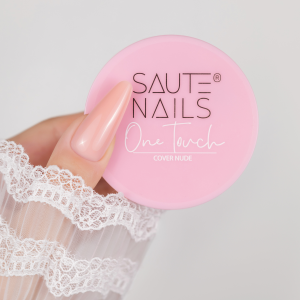 Gēls modelēšanai One Touch Cover Nude 30g, Saute Nails kamuflāžas gēls