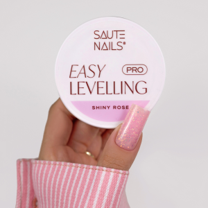 Gēls nagu modelēšanai Saute Nails Easy Levelling PRO Shiny Rose 50g