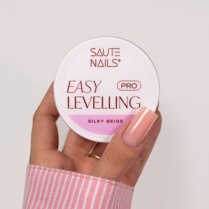 Gēls nagu modelēšanai Saute Nails Easy Levelling PRO Silky Beige 30g