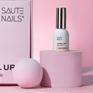 Gēls pudelītē Saute Nails BiB Level Up Beige Aura 8ml