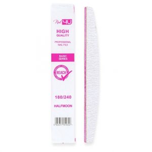 Vīle BASIC NAIL4U, pusmēness 180/240 1 gabals