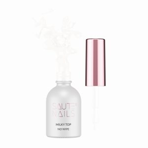 Tops Saute Nails Milky Top No wipe, pienaini balts tops 8ml