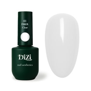 Fiber Base gel DiZi 01 Clear 15ml, caurspīdīga bāze