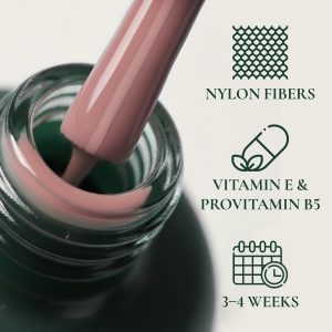 Fiber Base gel DiZi 05 Dusty Petal 15ml, bāze