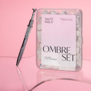 Ombre Set - metāla turetājs + 100 sūklīši