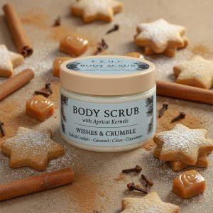 Skrubis ķermenim Body Scrub Wishes & Crumble FEHU, 120 g