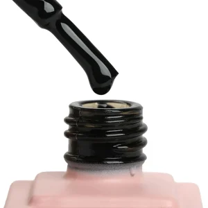 Gēllaka EMI E.MiLac Black Gloss #030 6 ml, melna