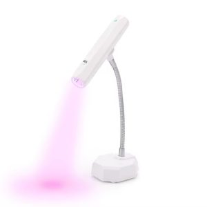 LED mini lamp, nagu lukturis 9W ar statīvu, balts