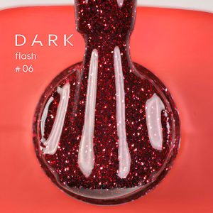 DARK Gel Polish Flash 06, 10 ml atstarojošā gēllaka