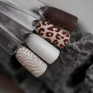 Stempinga laka DARK 42 Taupe , Stamping polish Sticky 10 ml