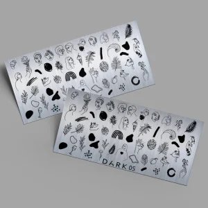 DARK Stamping Plate 05 - stempinga plāksne