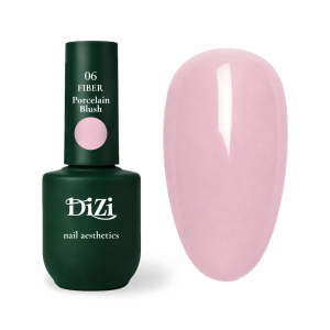 Fiber Base gel DiZi 06 Porcelain Blush 15ml, bāze