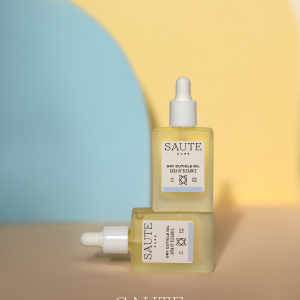 Dry Cuticle Oil Saute Care Aura of Elegance 15ml, sausā kutikulas eļļa