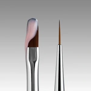 DARK Ota divpusējā, Double-sided brush (liner 10 mm rounded gel 12 mm)