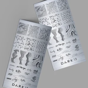 DARK Stamping Plate 13 - stempinga plāksne