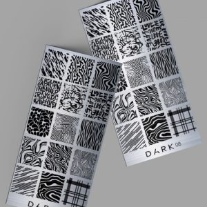 DARK Stamping Plate 08 – stempinga plāksne