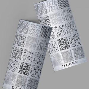 DARK Stamping Plate 07 – stempinga plāksne