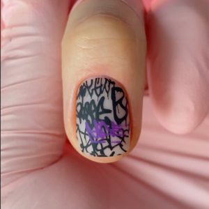 Stempinga laka DARK 08, Stamping polish Sticky 10 ml